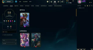 Conta League Of Legends | Prata 3 | Br | com Kai'sa Guardiã