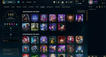 Conta League Of Legends | Prata 3 | Br | com Kai'sa Guardiã