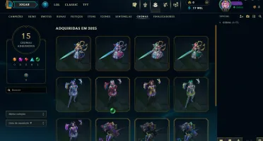 Conta League Of Legends | Prata 3 | Br | com Kai'sa Guardiã