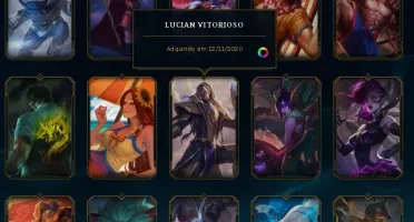 Vendo conta de lol d3 121 skins