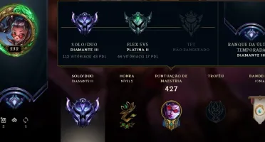 Vendo conta de lol d3 121 skins