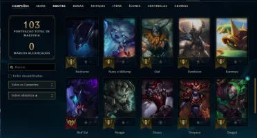 Conta LoL - Rammus Rei