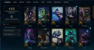 Conta LoL - Rammus Rei