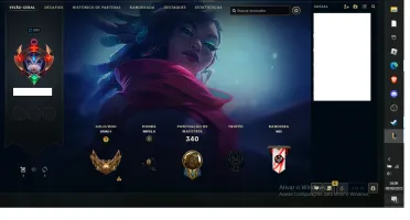 Conta Lol Nivel 398 Com QIYANA/SENNA PRESTIGIO
