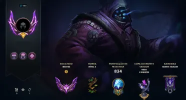 Conta de LOL, 500 skin, Master, all champions.
