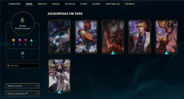 Ferro 2 com 31 Champs e 6 Skins + 2 Fragmentos