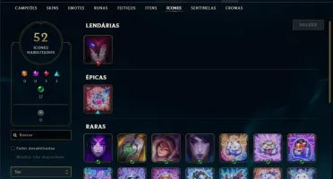 Ferro 2 com 31 Champs e 6 Skins + 2 Fragmentos