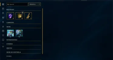 Ferro 2 com 31 Champs e 6 Skins + 2 Fragmentos