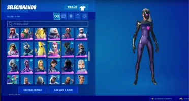 conta fortnite season 2 cap 1 com muitas skins compradas