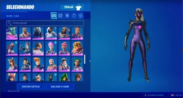conta fortnite season 2 cap 1 com muitas skins compradas