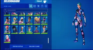 conta fortnite season 2 cap 1 com muitas skins compradas