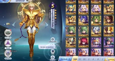 SAINT SEIYA AWAKENING - COM GEMAS AVANÇADAS E LIVROS