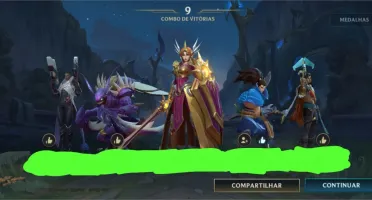 Conta WildRift, Esmeralda 4, Suporte Winrate ALTO