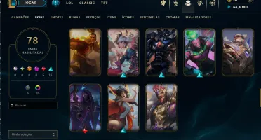 Conta Ex Mestre Com Muitas Skins De Adc - Aceito Ofertas