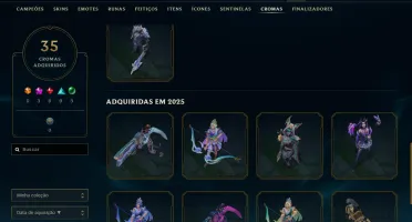 Conta Ex Mestre Com Muitas Skins De Adc - Aceito Ofertas