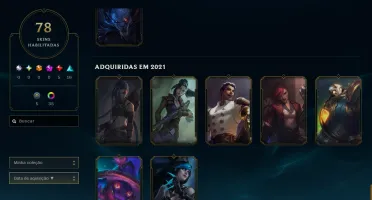 Conta Ex Mestre Com Muitas Skins De Adc - Aceito Ofertas