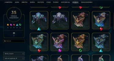 Conta Ex Mestre Com Muitas Skins De Adc - Aceito Ofertas