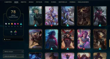 Conta Ex Mestre Com Muitas Skins De Adc - Aceito Ofertas