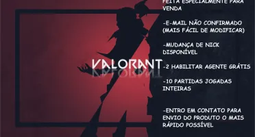 Conta Valorant Pronta Pro Competitivo