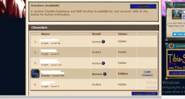 ELITE KNIGHT 182+ROYAL PALADIN 150,+ 5 DIAS DE VOUCHER
