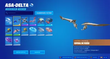Conta Fortnite com 9 skins e 250 Vbucks