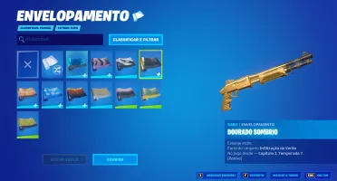 Conta Fortnite com 9 skins e 250 Vbucks