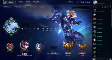 Conta League Of Legends s6 Platina 40k rp 9 pagina runa !