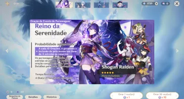Conta Reroll Nahida + Bennett C1 (Bônus de 1700 Gemas)