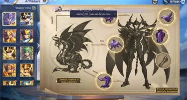 Conta Saint Seiya Awakening lvl 65 A11 Virgo