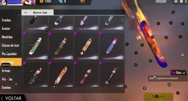 Conta Free Fire Gemada Itens Raros!