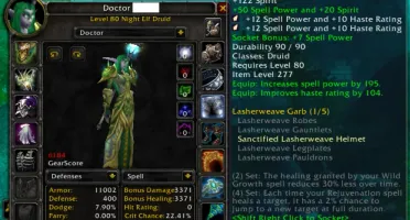 Priest full t10 e pvp + Druid t10 + Shaman wow br 3.3.5