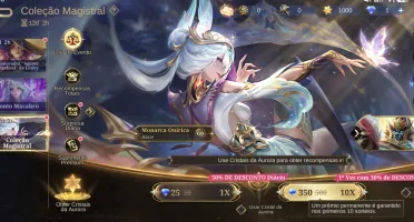 shiryu de dragão do Chou,1000 cristais de aurora e mais