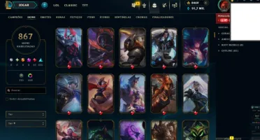 850 SKINS+500 CROMAS+ 800 ICONES+500 EMOTES+TROCA DE NICK