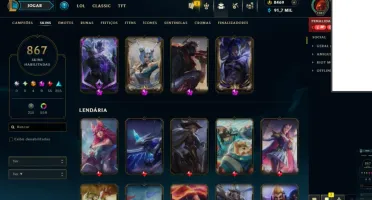 850 SKINS+500 CROMAS+ 800 ICONES+500 EMOTES+TROCA DE NICK