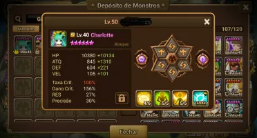 Acc - Yeonhong + Vanessa Varios Nat 4 Ld e Nat5 elementais.