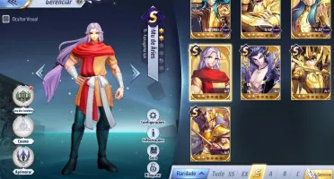 Conta Saint Seiya Awakening A83 Lvl 55 com Alone e bem mais