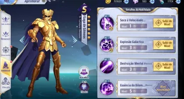 Conta Saint Seiya Awakening A83 Lvl 55 com Alone e bem mais