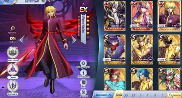 Conta Saint Seiya Awakening A83 Lvl 55 com Alone e bem mais