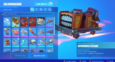 Vendo conta Fortnite com 900 V-Bucks e skins raras