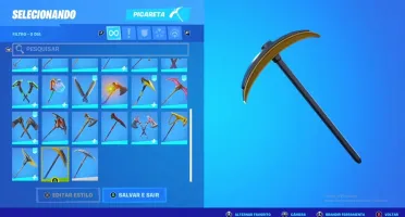 Vendo conta Fortnite com 900 V-Bucks e skins raras