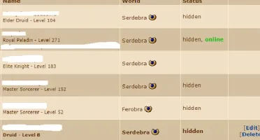 VENDO PERSONAGENS SERDEBRA RP 271 + EK 183 + ED 104 + MS 152
