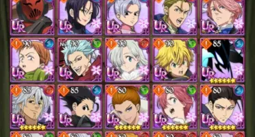 Conta upada 7DS(Seven deadly sins grand cross)