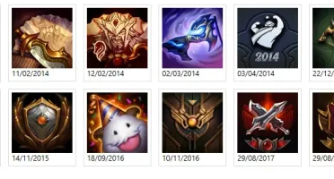 Conta League Of Legends 2012 lv30 Unran 6 skins 79 champs