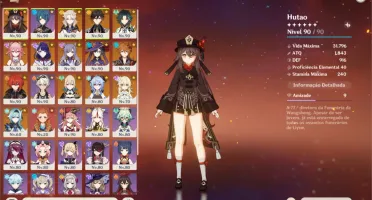 AR 58 - Raiden+Hutao+Zhong e + 6 T5 Limitados + 8 Armas T5
