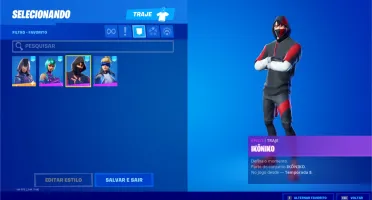 Conta fortnite com skins exclusivas