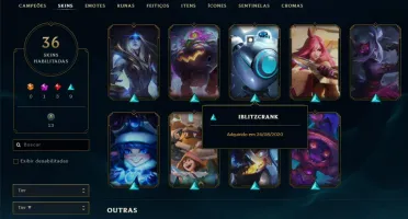 Vendo conta League of legends
