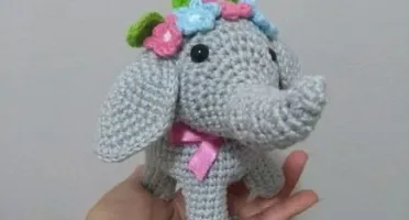 Mini Elefante Amigurumi