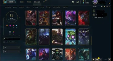 Conta LOL Diamante 4 , LV280 , preço baixo