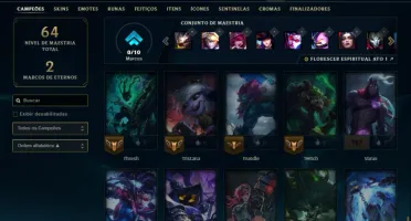 Conta LOL boa pra ADC