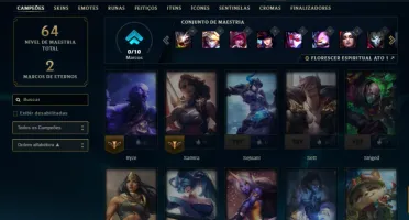 Conta LOL boa pra ADC